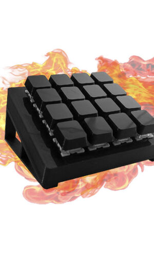 stream deck GLITBOX impreso en 3D de 16 teclas