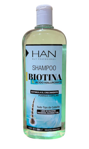 Han Shampoo Biotina & Ácido Hialurónico