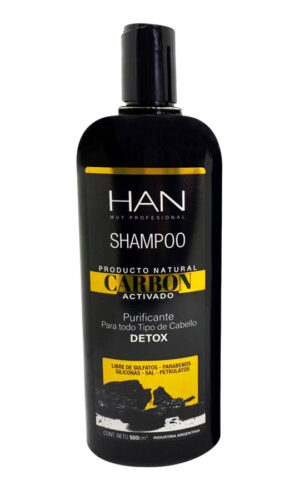 Han Shampoo Detox Carbon Activado