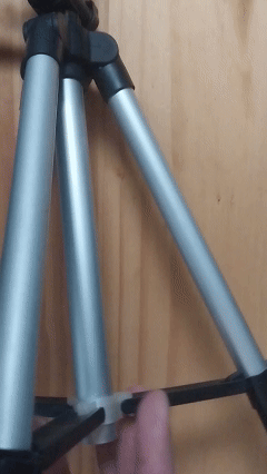 STL Diseño 3D Tripode Aro de Luz Led dañado
