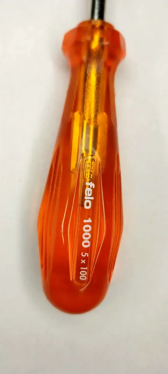 Destornillador Plano Pala FELO 1000 (5×125) Antiguo