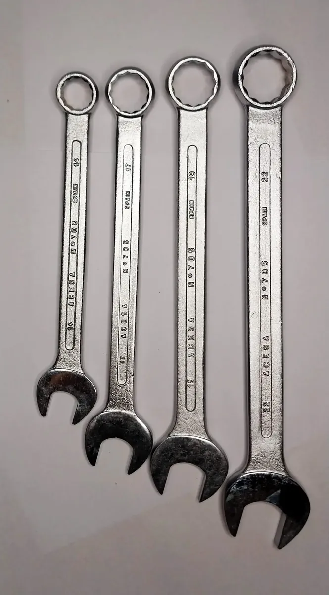 Llaves Combinadas Acesa 705 Kit 8 Unidades Antiguo Origen España